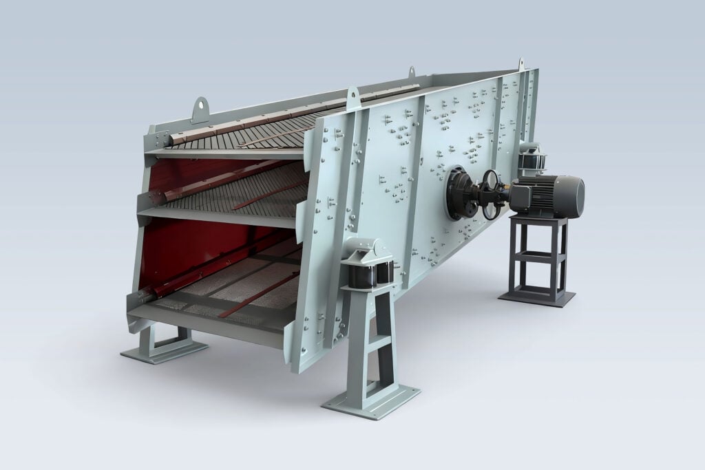 Mesin Vibrating Screen Tambang