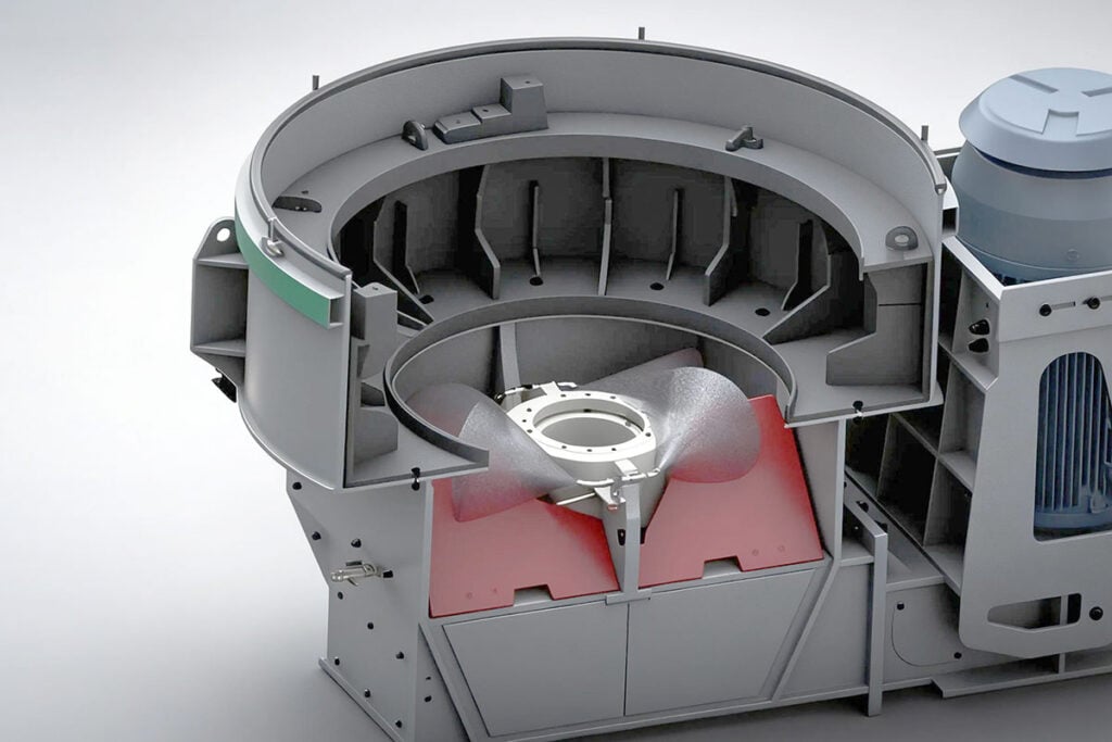 Ruang Penghancuran Vertical Shaft Impact Crusher