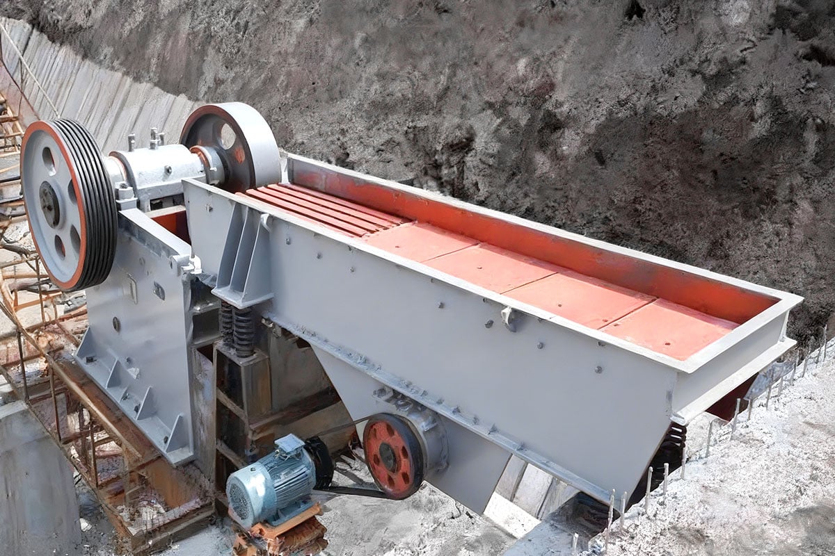 Pemasangan Vibrating Grizzly Feeder